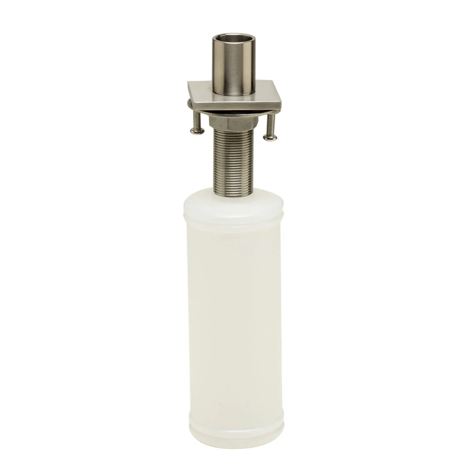 ALFI Brand AB5007-BSS Modern Square Brushed Stainless Steel Soap Dispenser