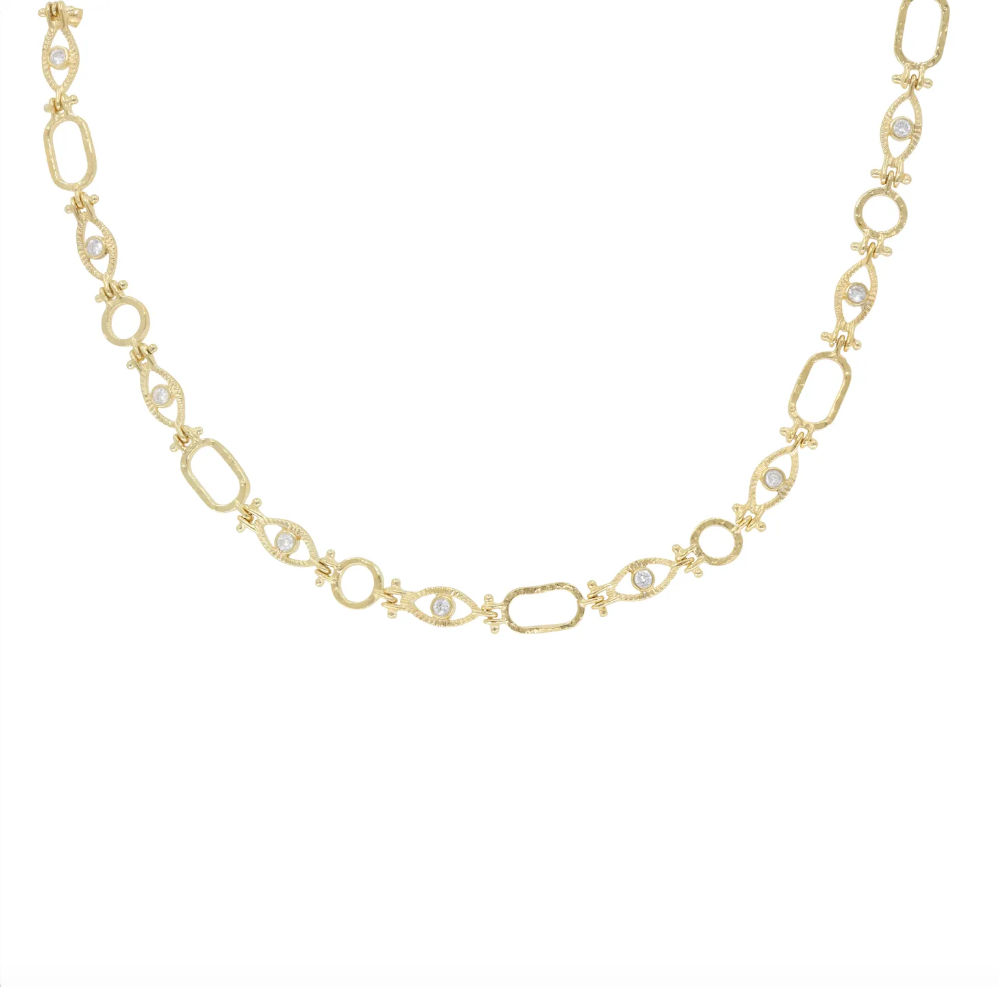 All Seeing Eye Gold Necklace