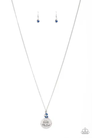 As for Me Blue Paparazzi Necklace