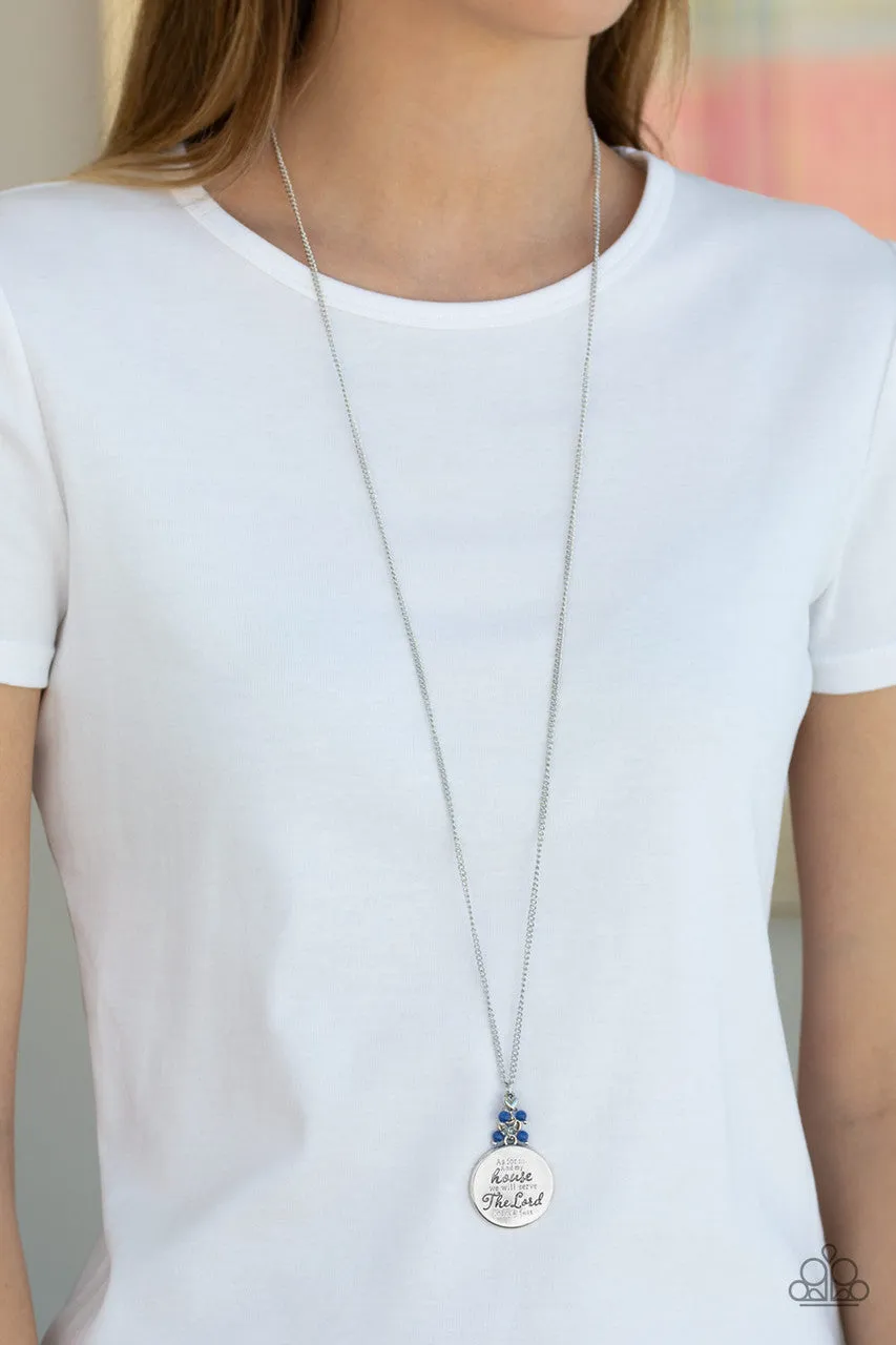As for Me Blue Paparazzi Necklace