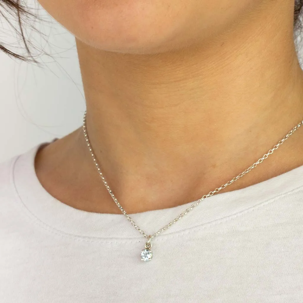 Blue Topaz Necklace