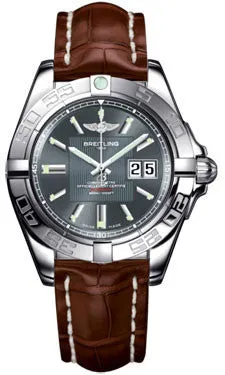 Breitling - Galactic 41 Stainless Steel - Croco Strap