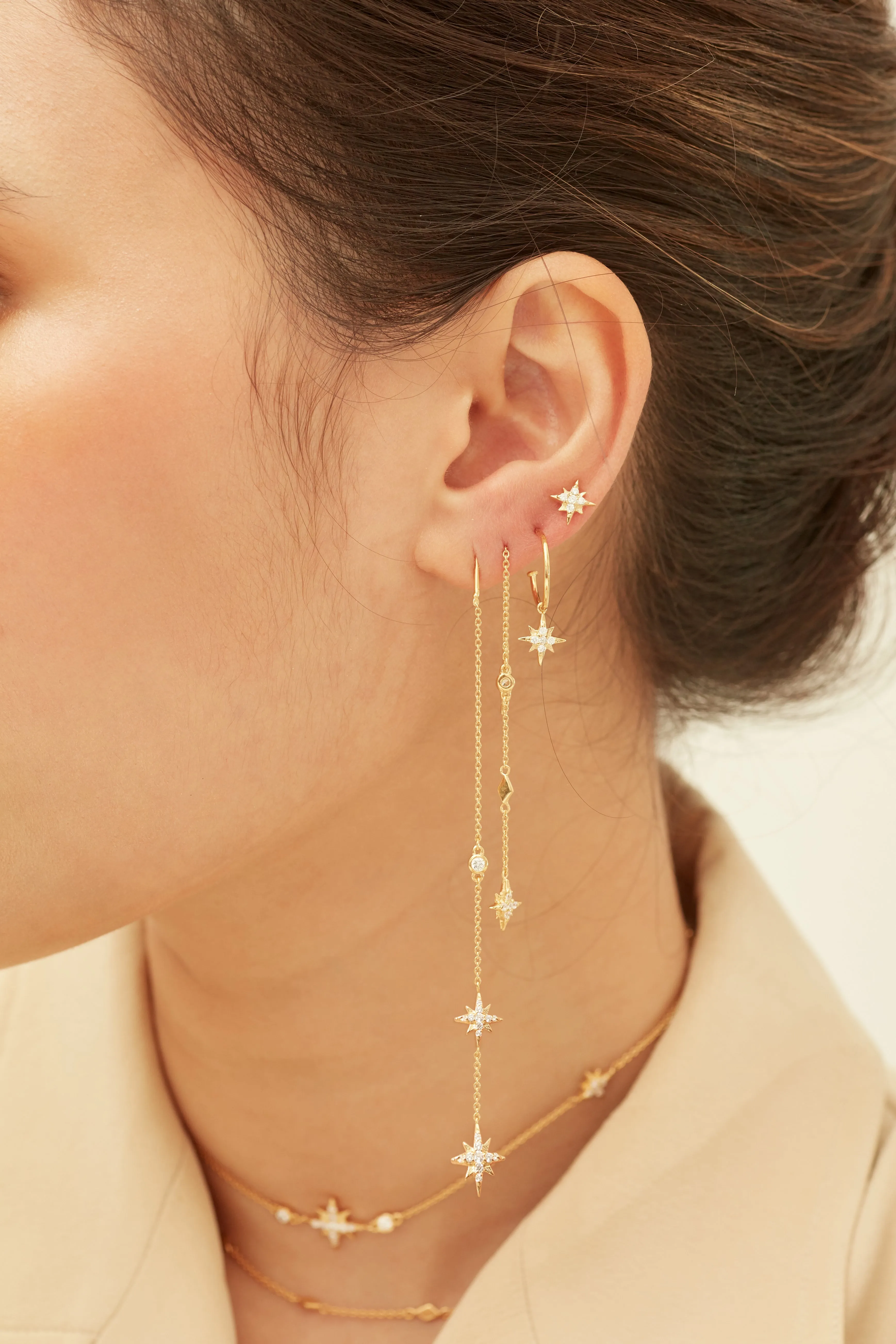 Celestial Chain Necklace – Gold