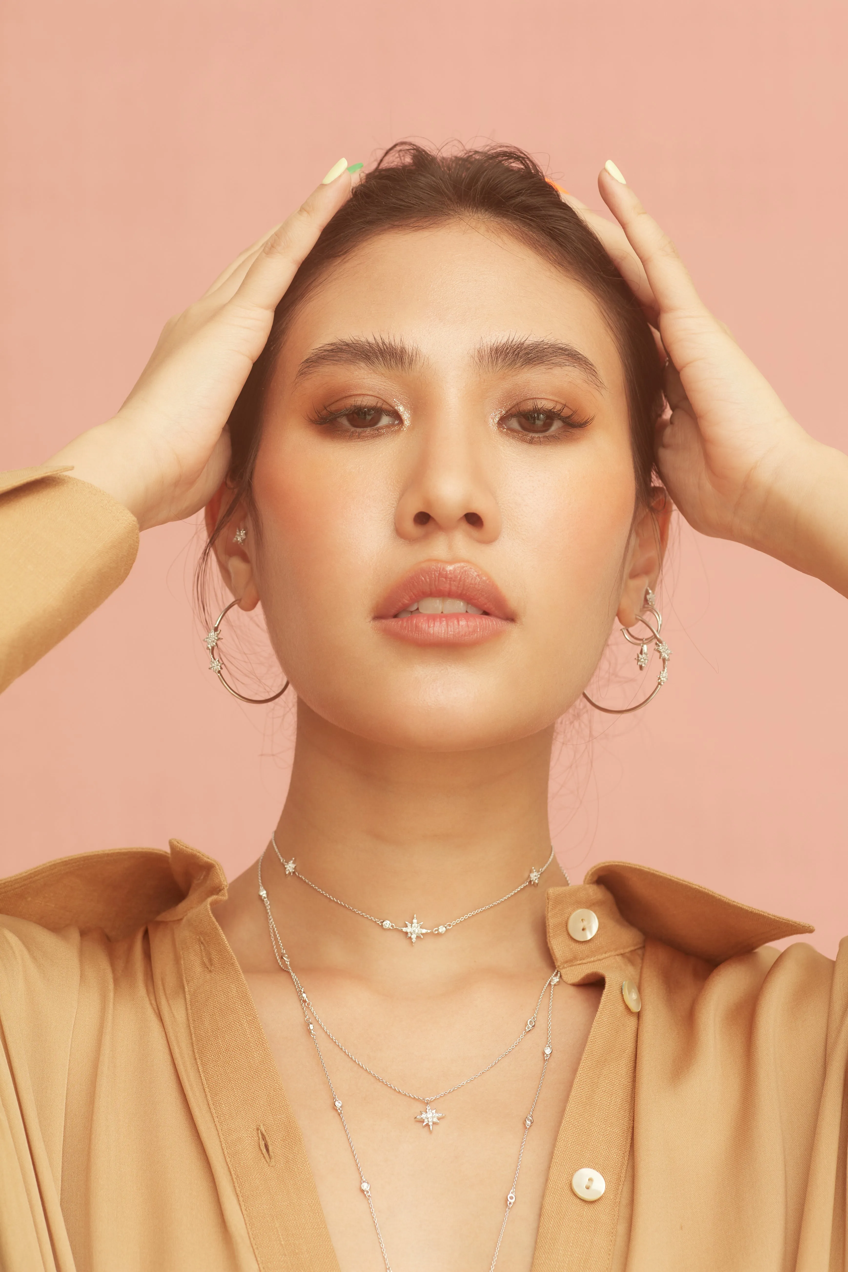 Celestial Chain Necklace – Gold