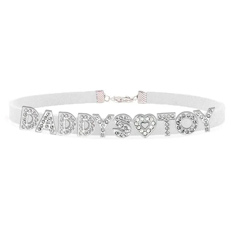 Sparkling Rhinestone Choker Necklace for Dads - Stylish Daddys Accessory