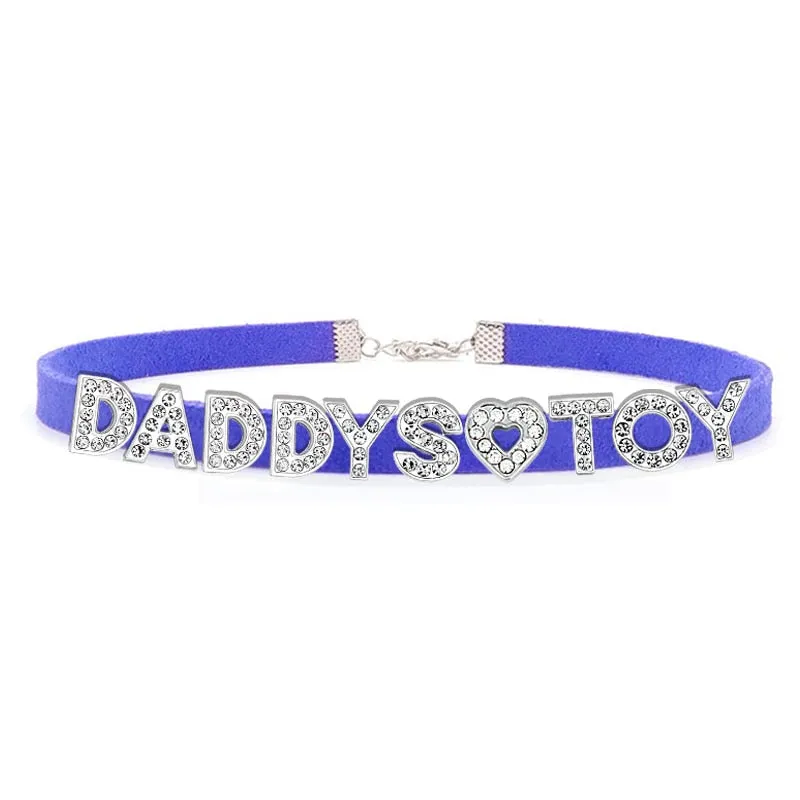 Sparkling Rhinestone Choker Necklace for Dads - Stylish Daddys Accessory