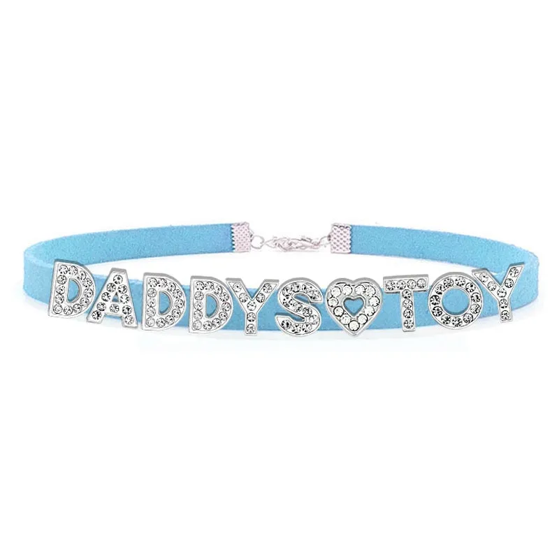 Sparkling Rhinestone Choker Necklace for Dads - Stylish Daddys Accessory
