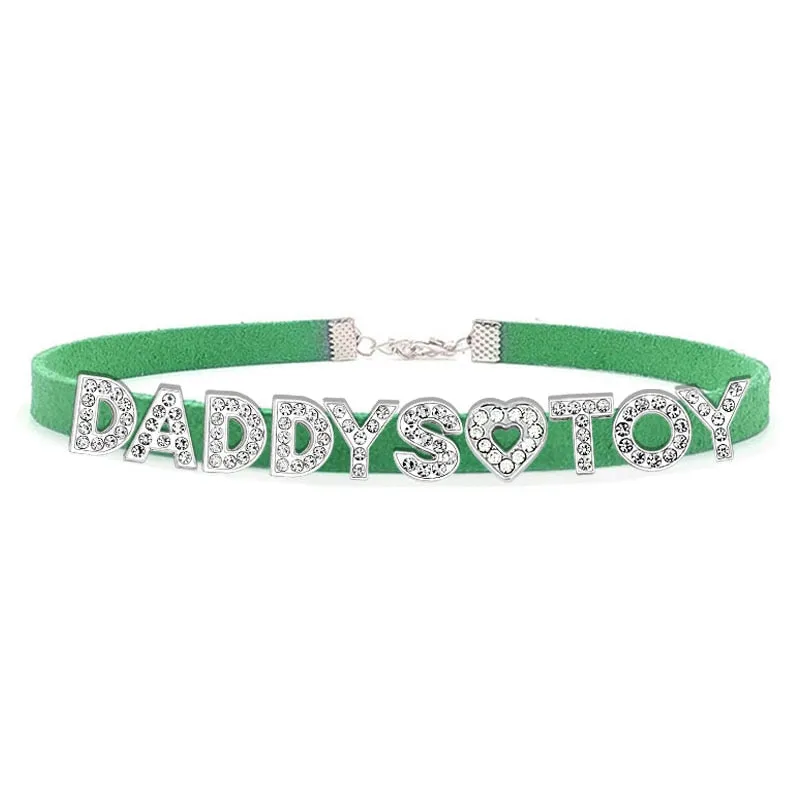 Sparkling Rhinestone Choker Necklace for Dads - Stylish Daddys Accessory