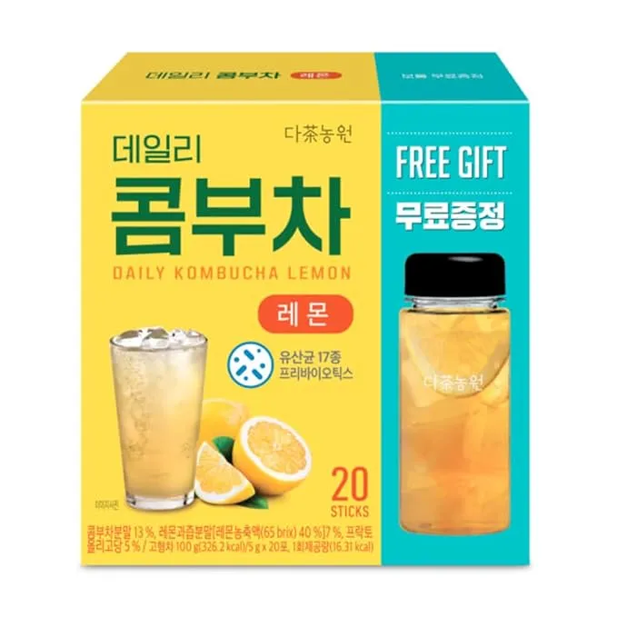 Daily Kombucha Lemon 100g (5g*20 sticks)
