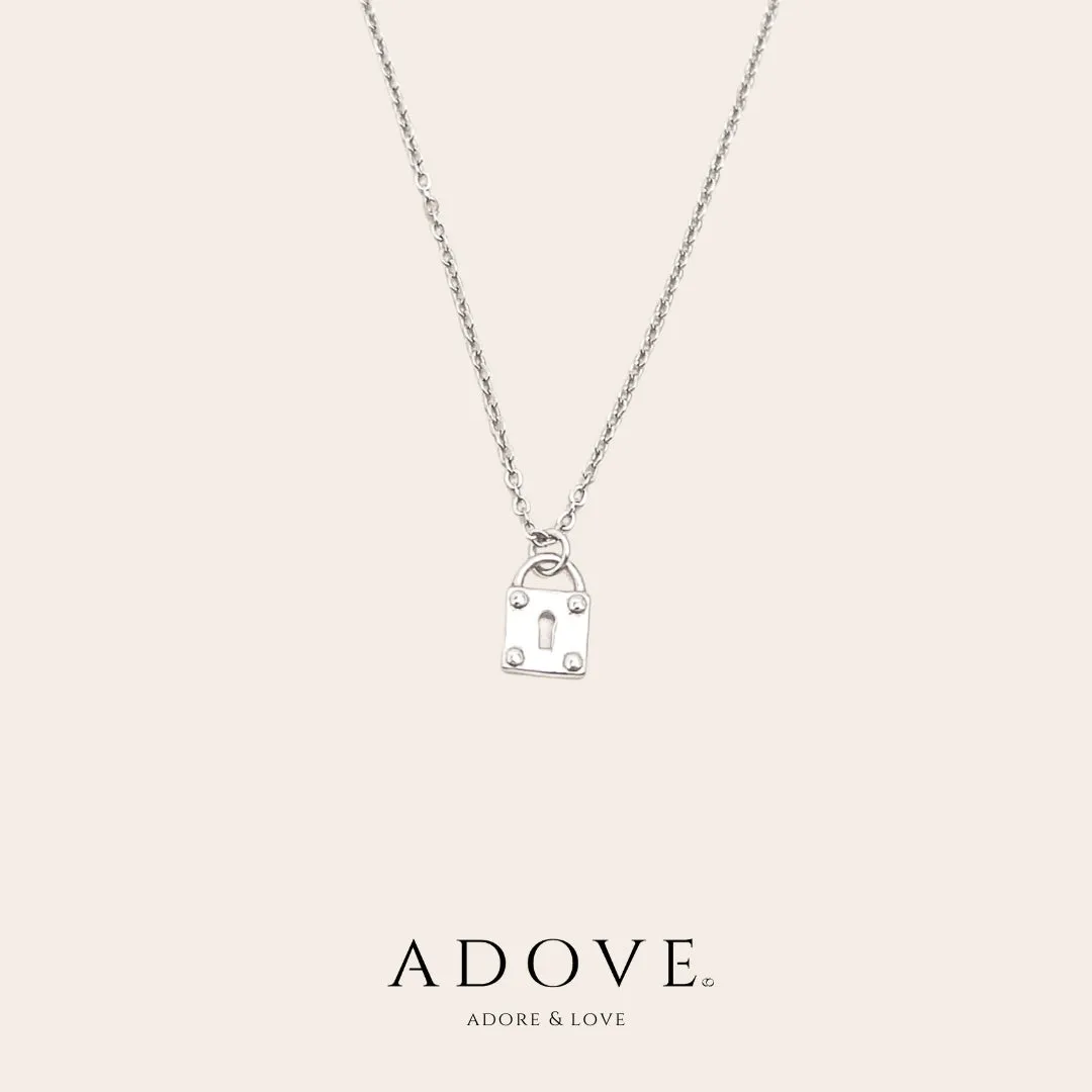 Dainty Lock Necklace