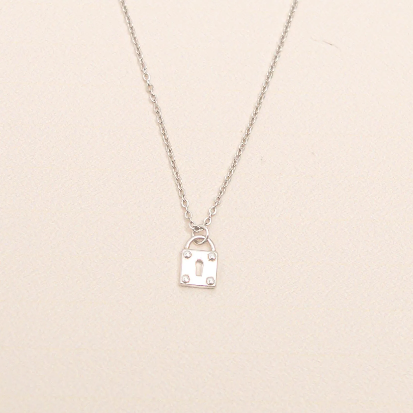 Dainty Lock Necklace