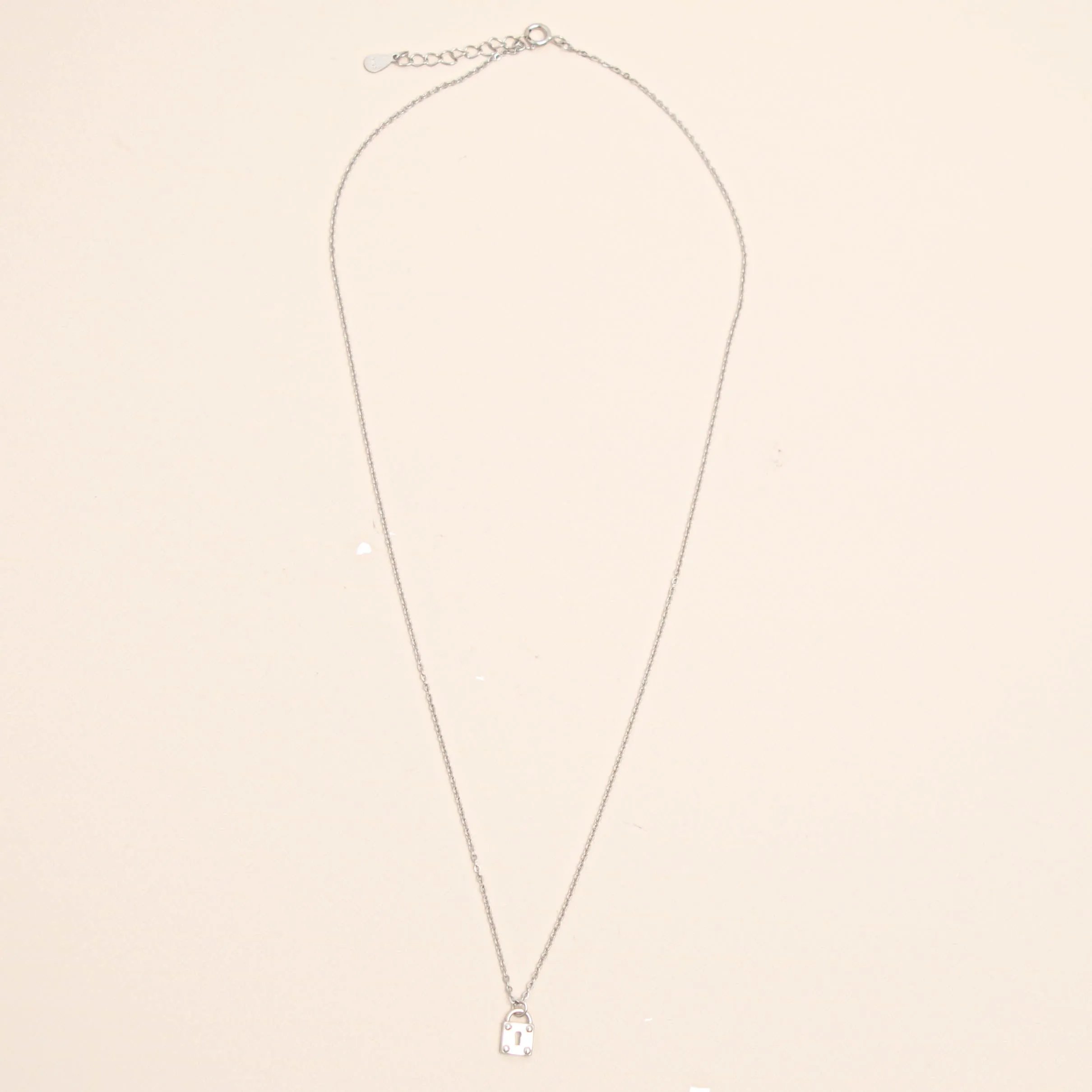 Dainty Lock Necklace