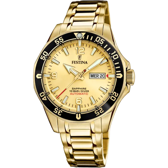 Festina Automatic Stainless Steel Analog Mens Watch I Model F20479/1 Automatic Movement