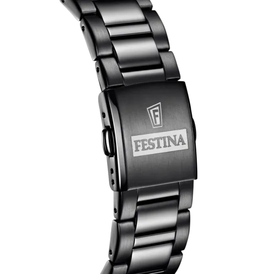 Festina Ceramic Chronograph Mens Watch I Model F20577/1 Quartz Movement