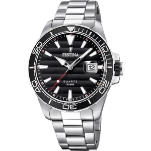 Festina Prestige Stainless Steel Analog Mens Watch I Model F20360/2 Quartz Movement