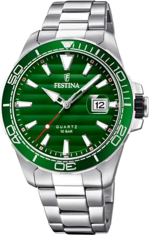 Festina Prestige Stainless Steel Analog Mens Watch I Model F20360/3 Quartz Movement