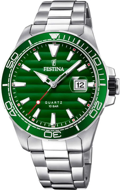 Festina Prestige Stainless Steel Analog Mens Watch I Model F20360/3 Quartz Movement