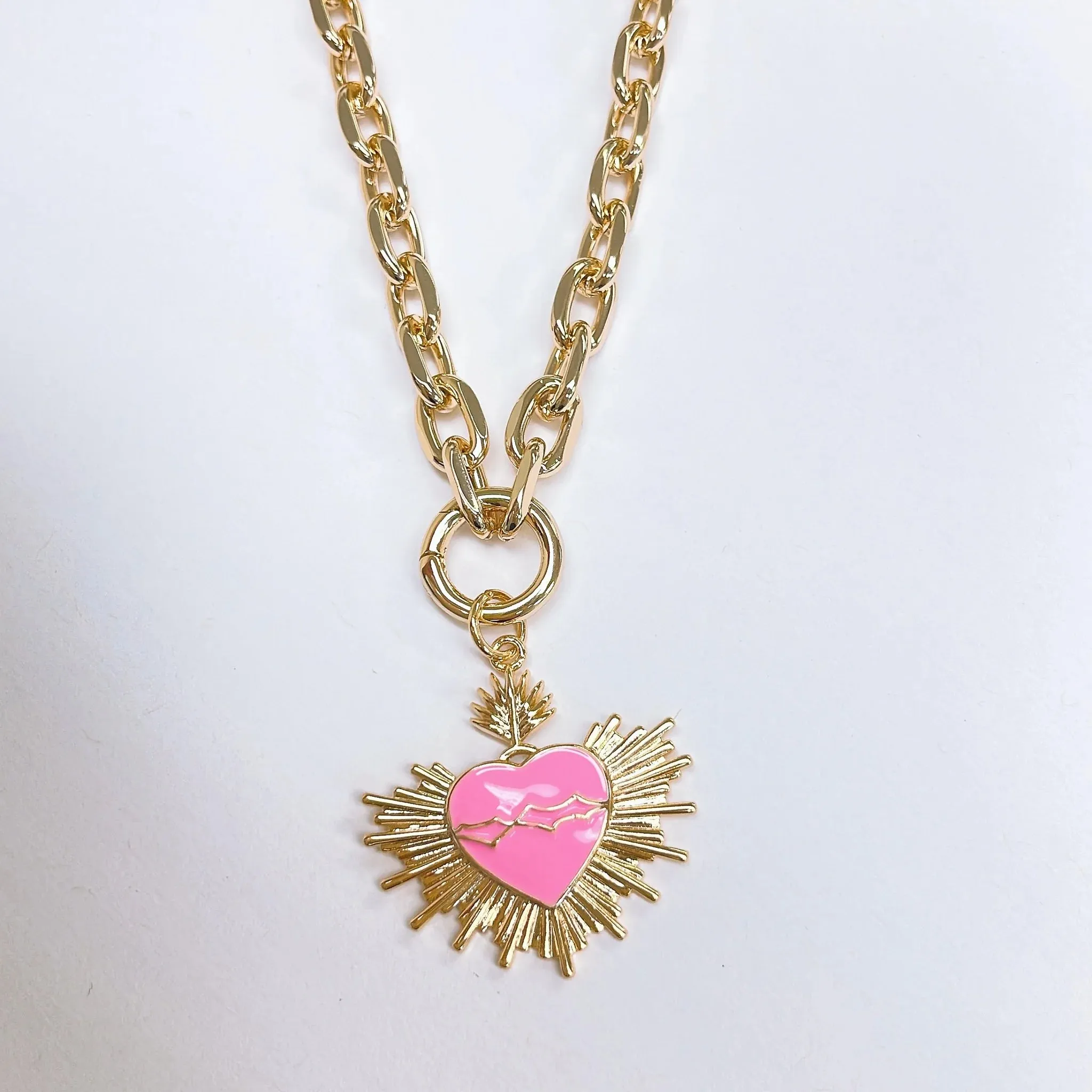 FIRE HEART NECKLACE