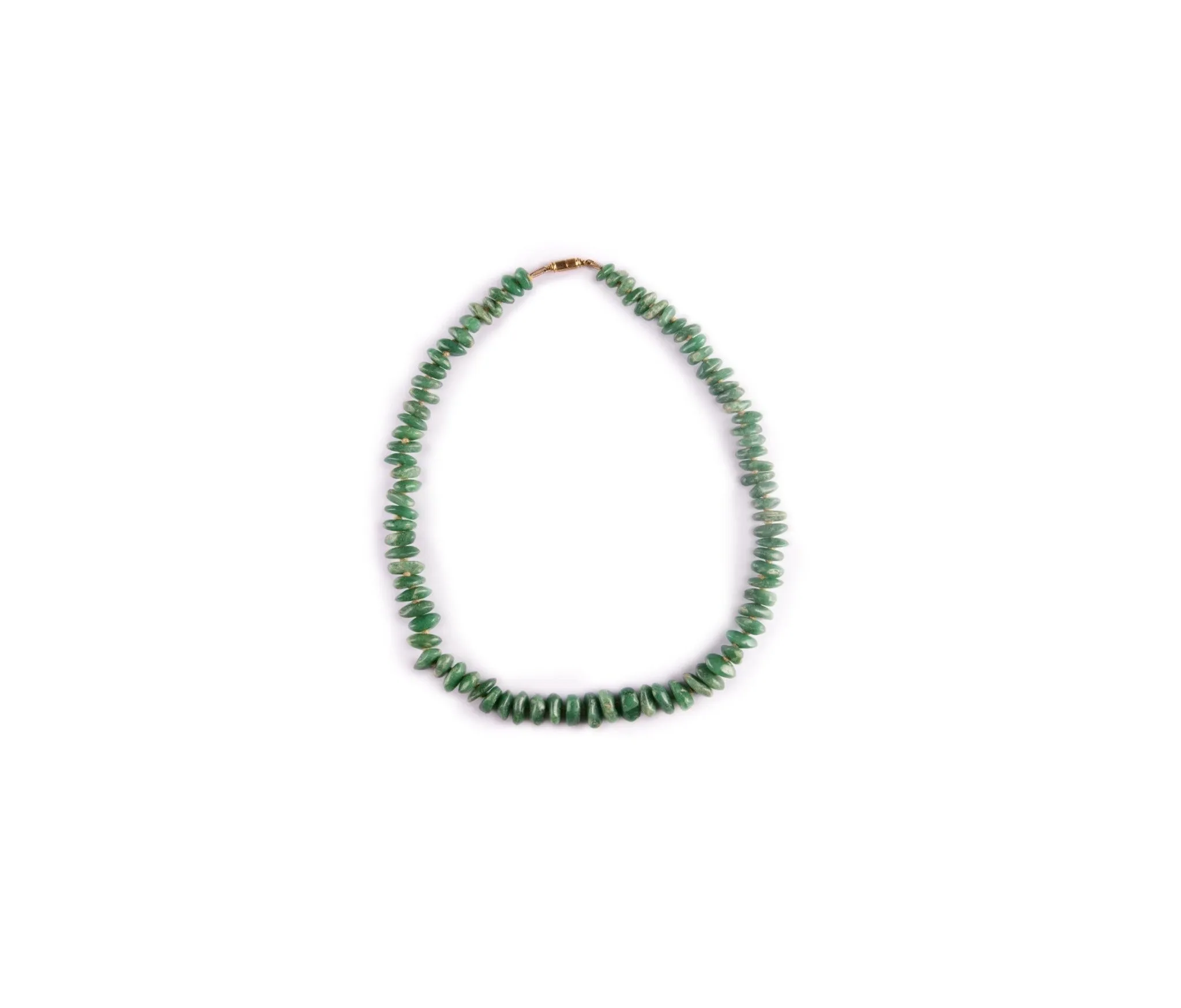 Green Aventurine Button Mala