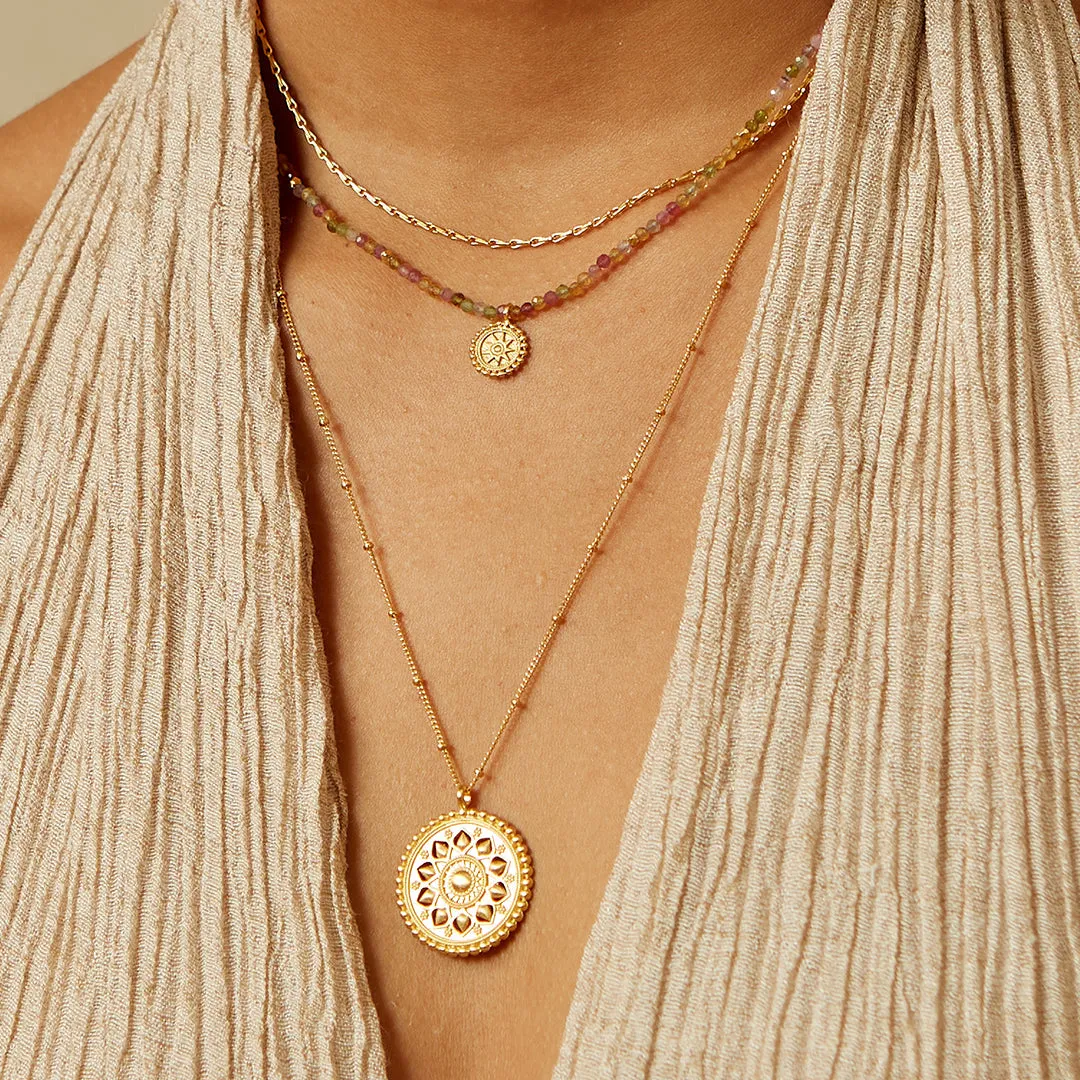 Inner Light Mandala Necklace - NG0163-L18