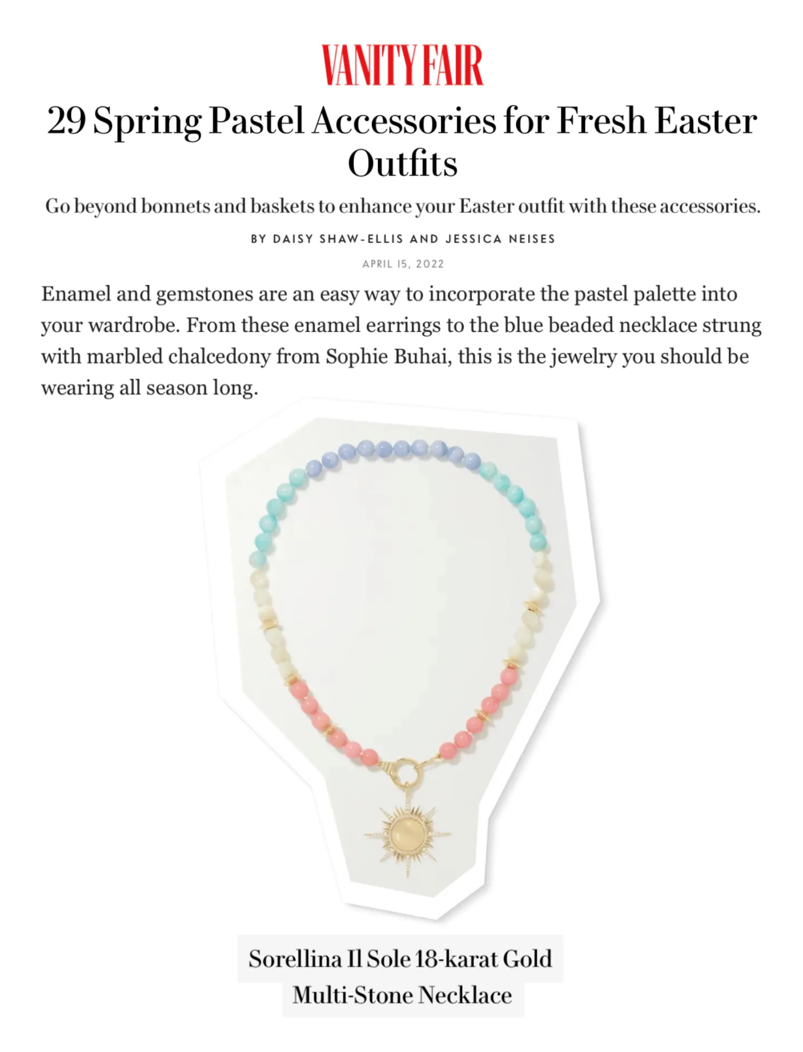 Lovers Beaded Necklace