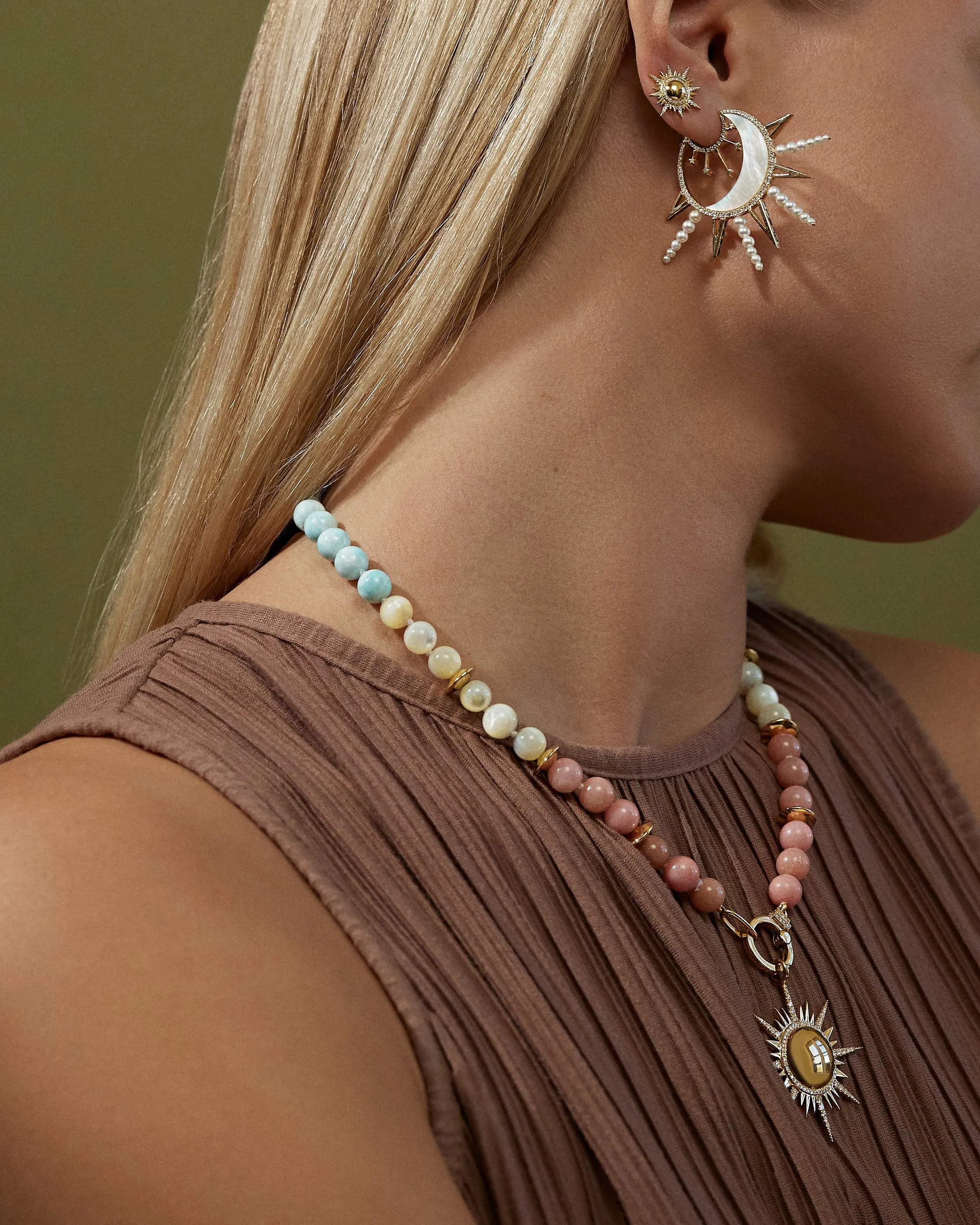 Lovers Beaded Necklace