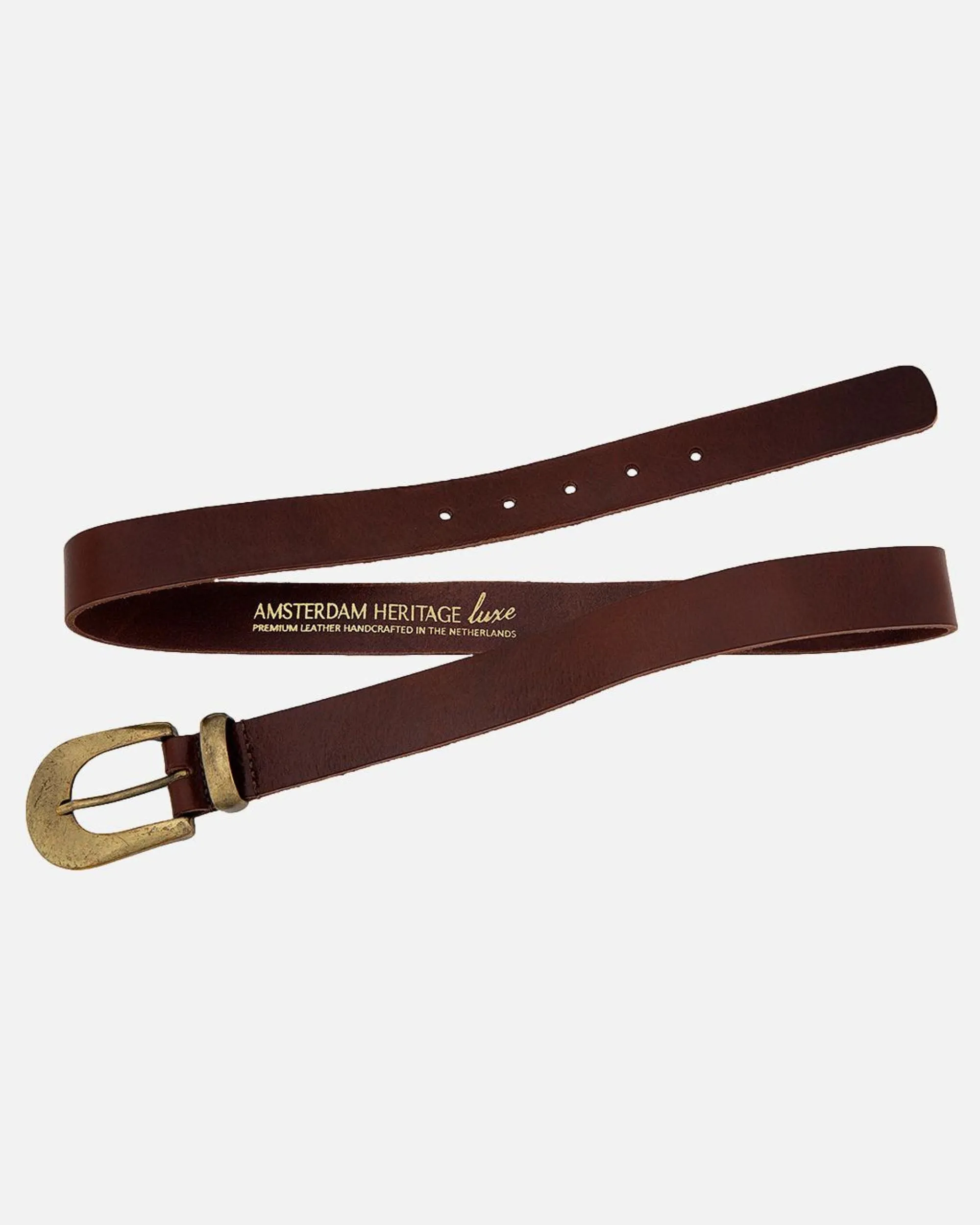 MADE TO ORDER Annie | Classic Belt with Statement Gold Buckle