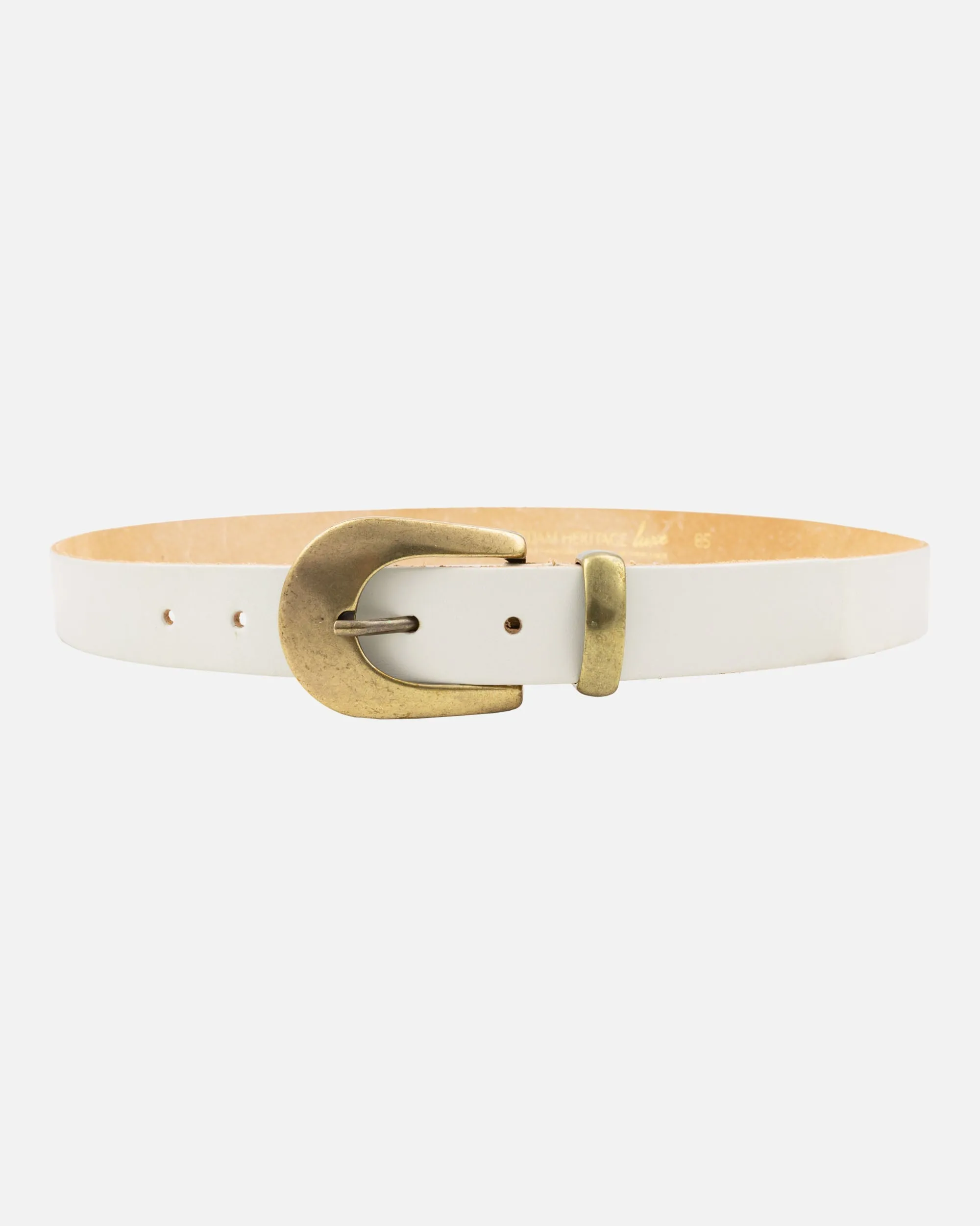 MADE TO ORDER Annie | Classic Belt with Statement Gold Buckle