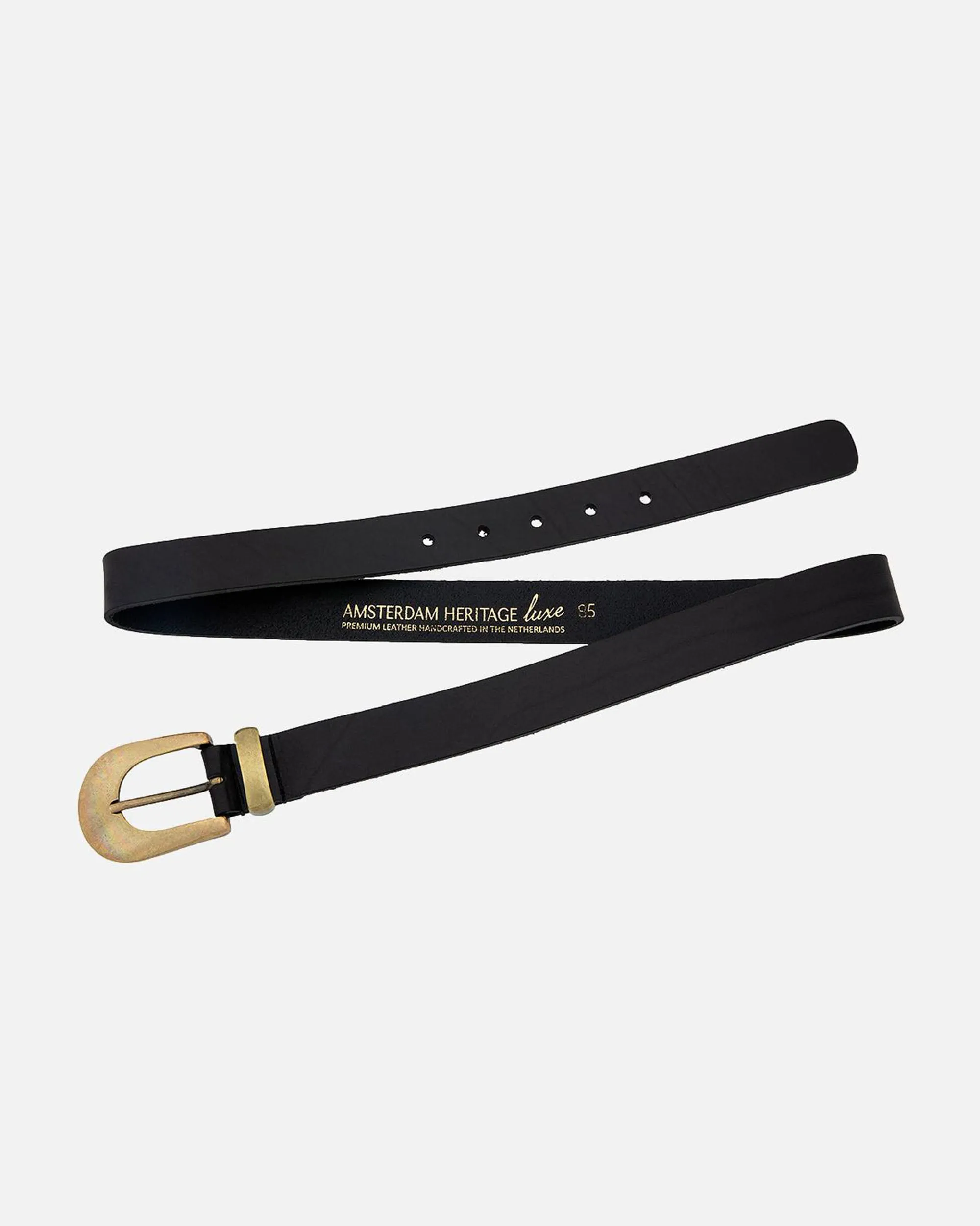 MADE TO ORDER Annie | Classic Belt with Statement Gold Buckle
