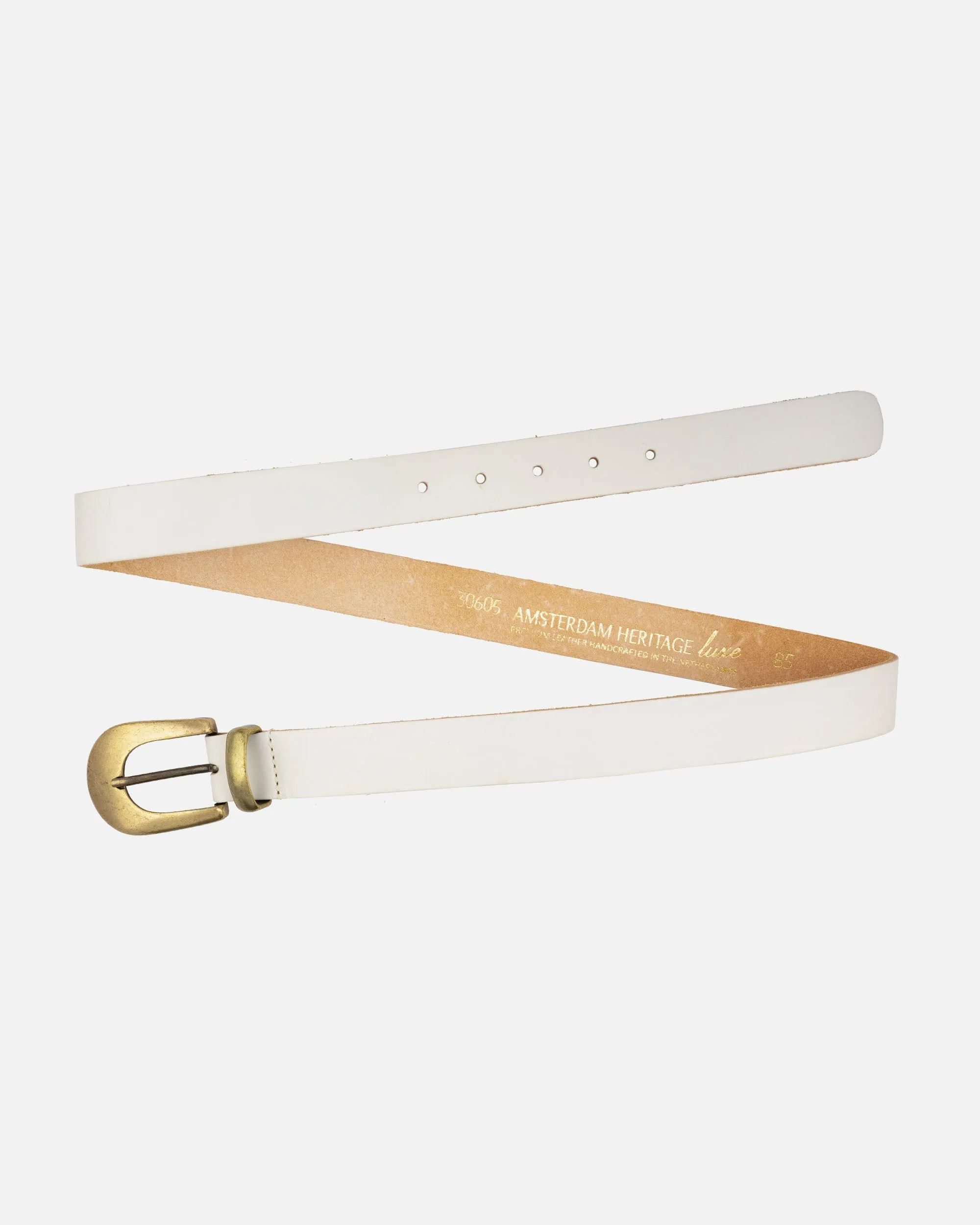 MADE TO ORDER Annie | Classic Belt with Statement Gold Buckle