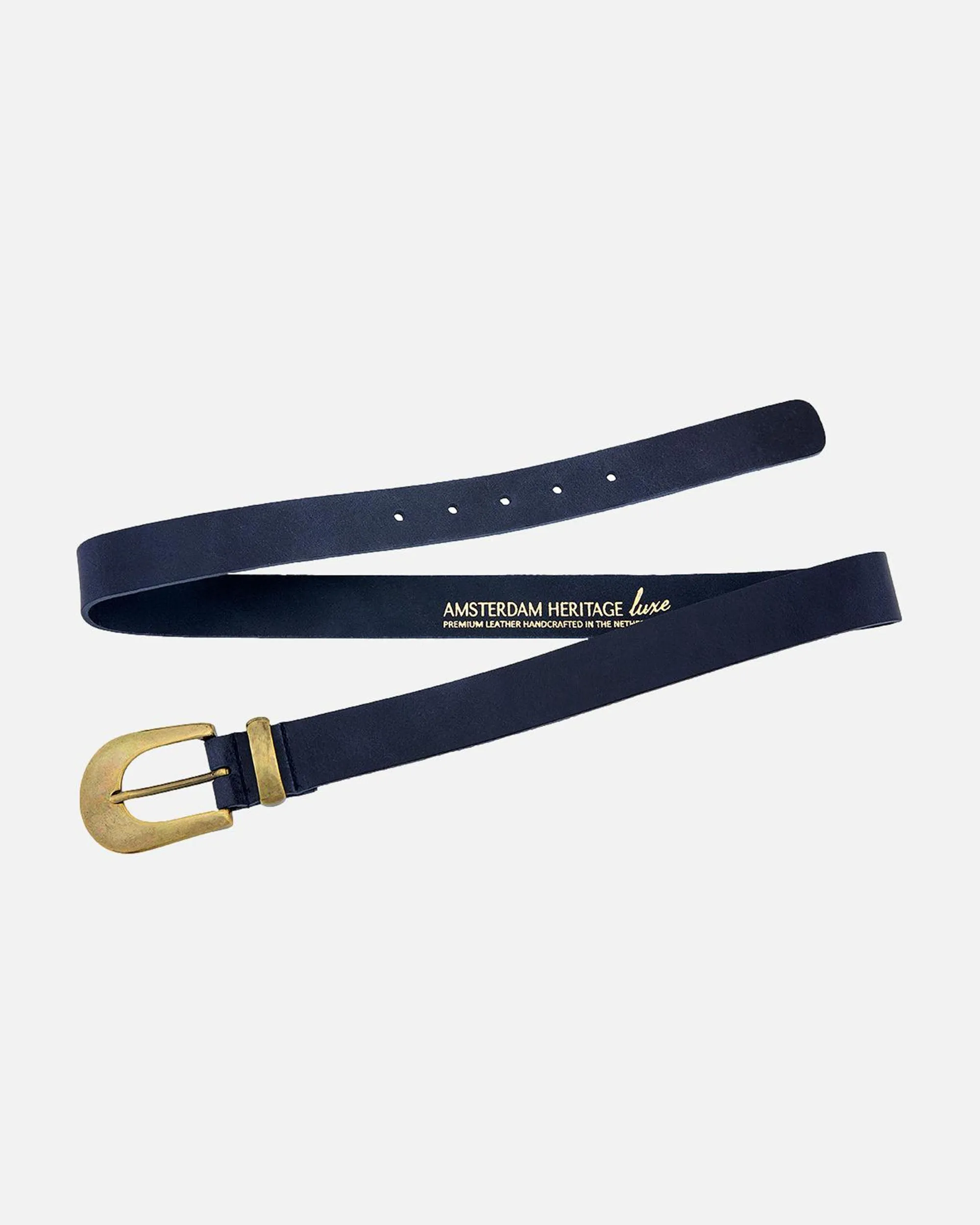 MADE TO ORDER Annie | Classic Belt with Statement Gold Buckle
