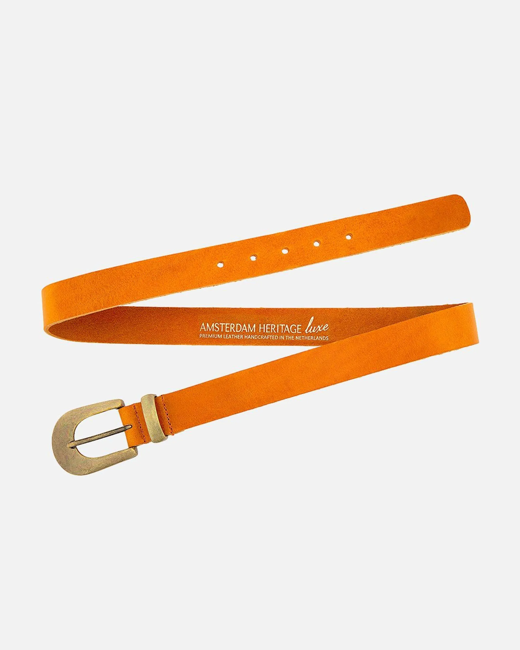 MADE TO ORDER Annie | Classic Belt with Statement Gold Buckle