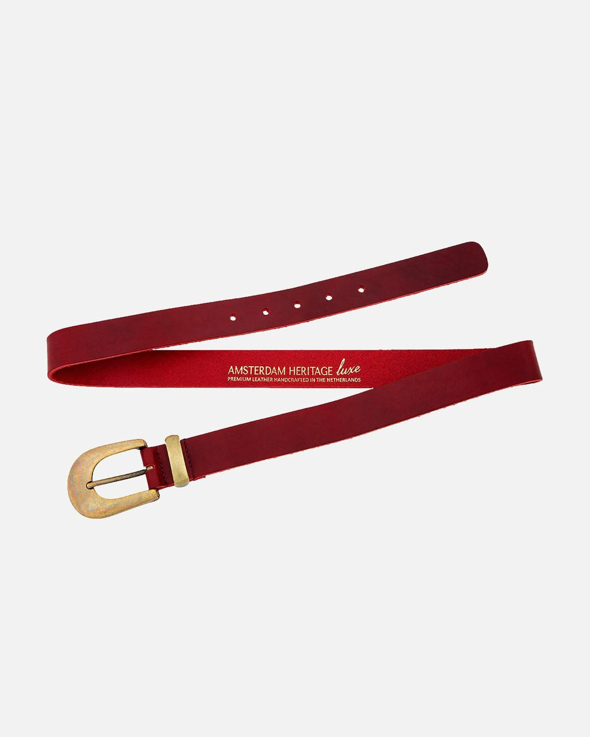MADE TO ORDER Annie | Classic Belt with Statement Gold Buckle