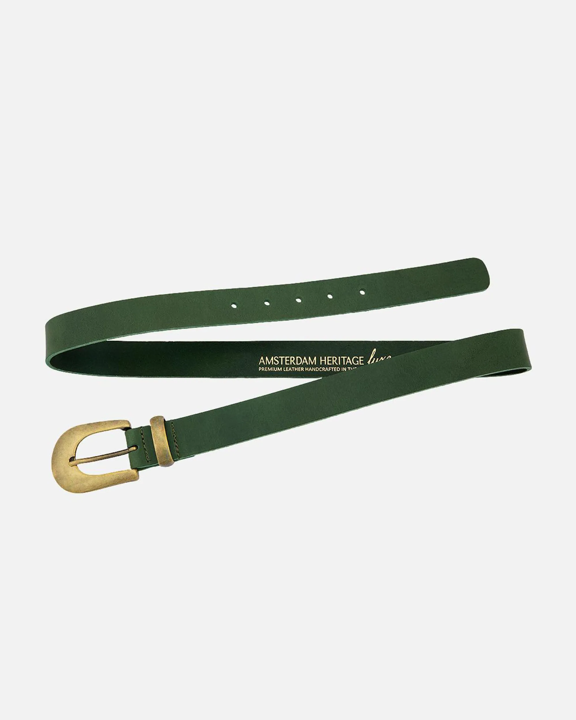 MADE TO ORDER Annie | Classic Belt with Statement Gold Buckle