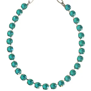 Mariana "Sun-Kissed Laguna" Rhodium Plated Must-Have Everyday Crystal Necklace, 3252 142142ro