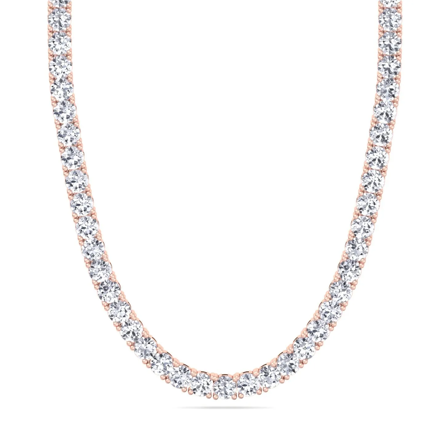 Men's 15 Carat Tennis Chain Solid Gold