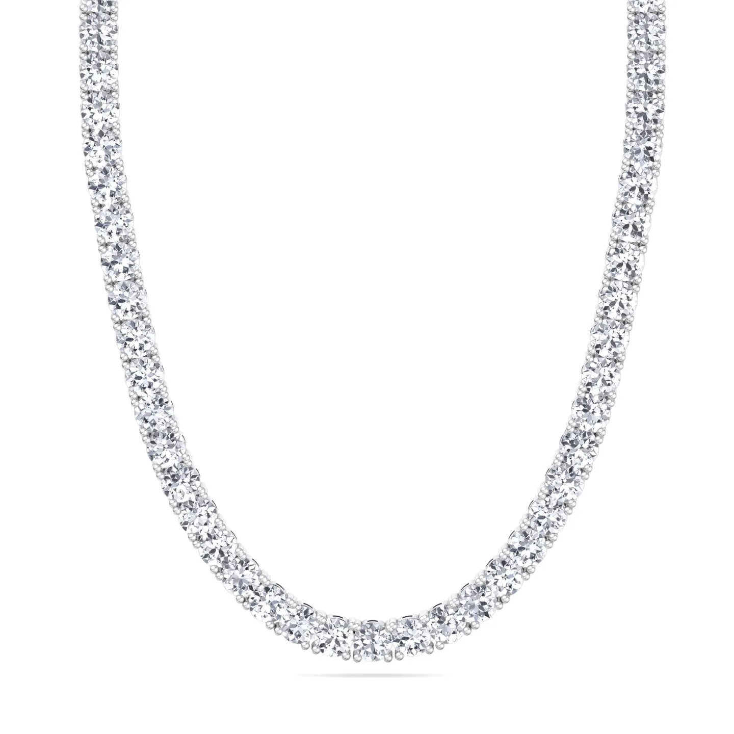Men's 15 Carat Tennis Chain Solid Gold