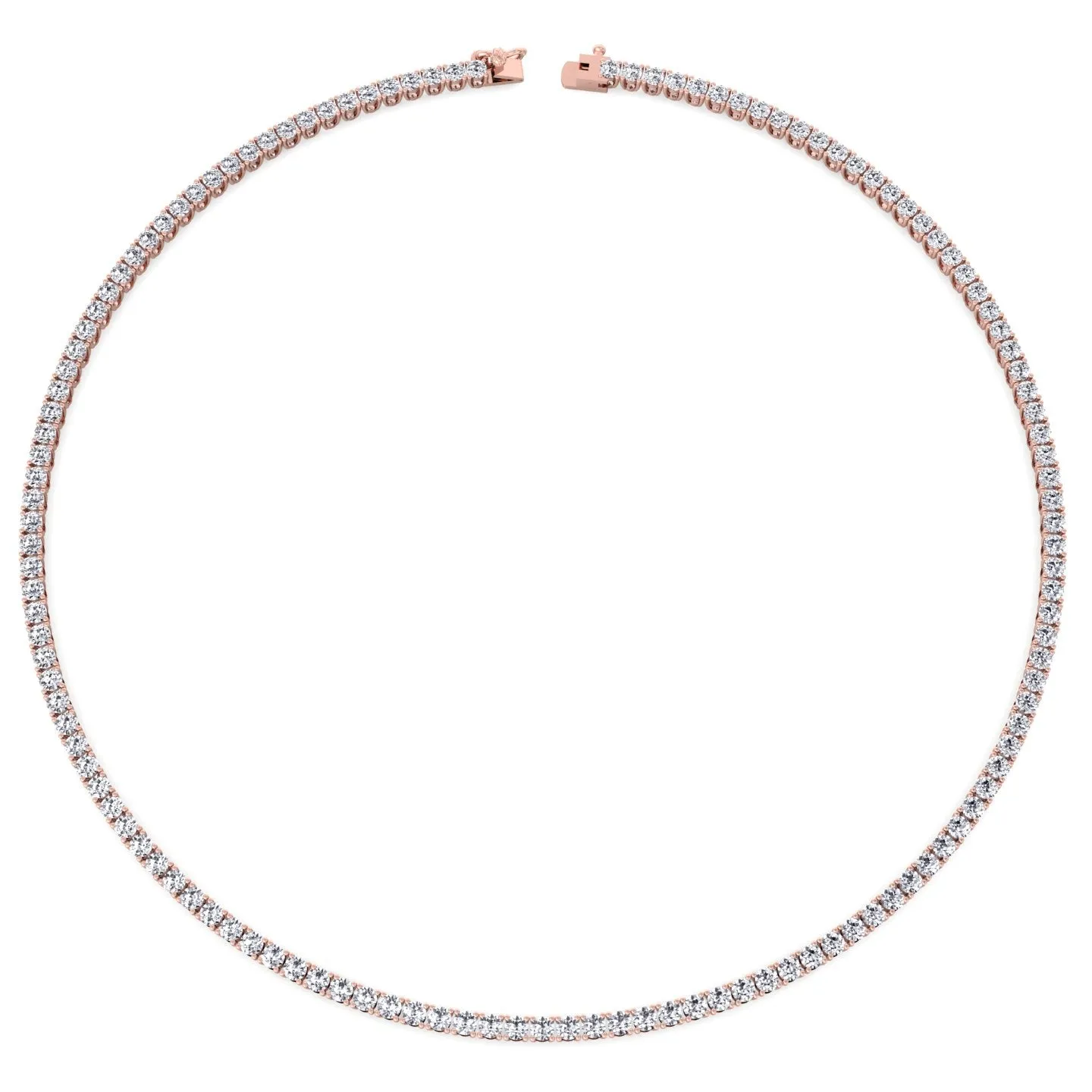 Men's 15 Carat Tennis Chain Solid Gold