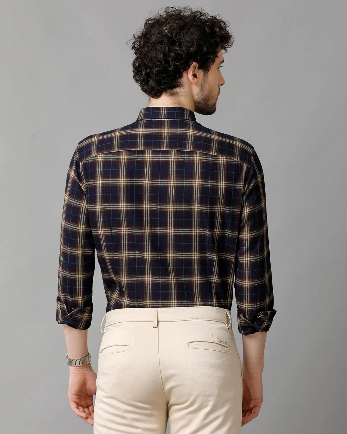 Men's Cotton Check  Multicolour Shirt