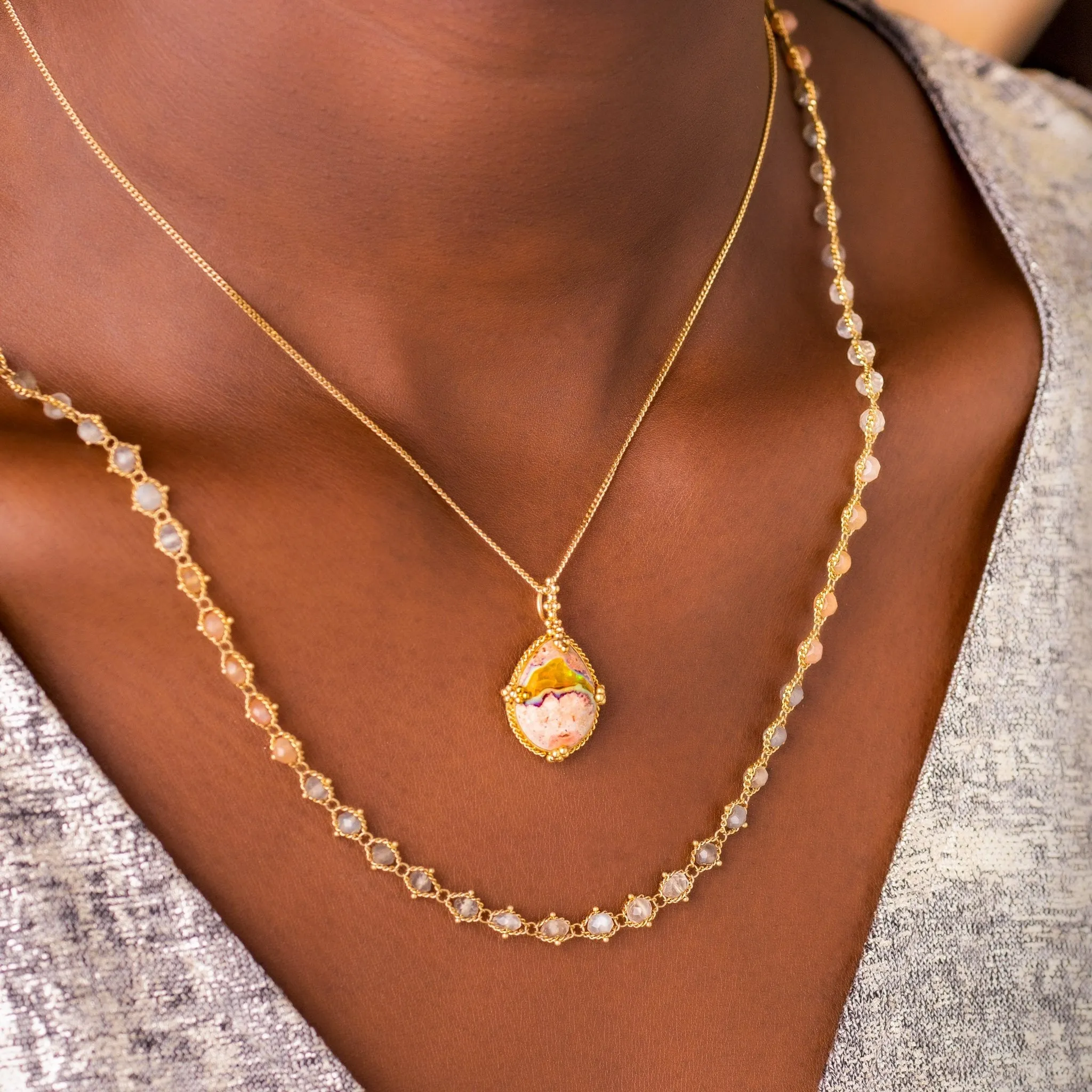 Mexican Opal Necklace