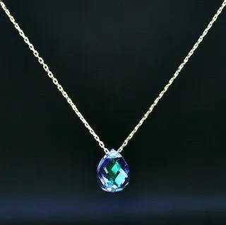 Necklace with colorful natural stones