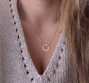 Optimized Title: Elegant Fatima Hand Multilayer Hammered Chain Lariat Necklace with Long Bar Pendant - Stylish Jewelry for Women (JHS018)
