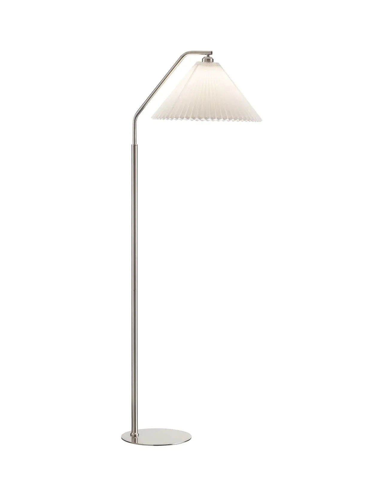 Pleated Cotton Shade Floor Lamp