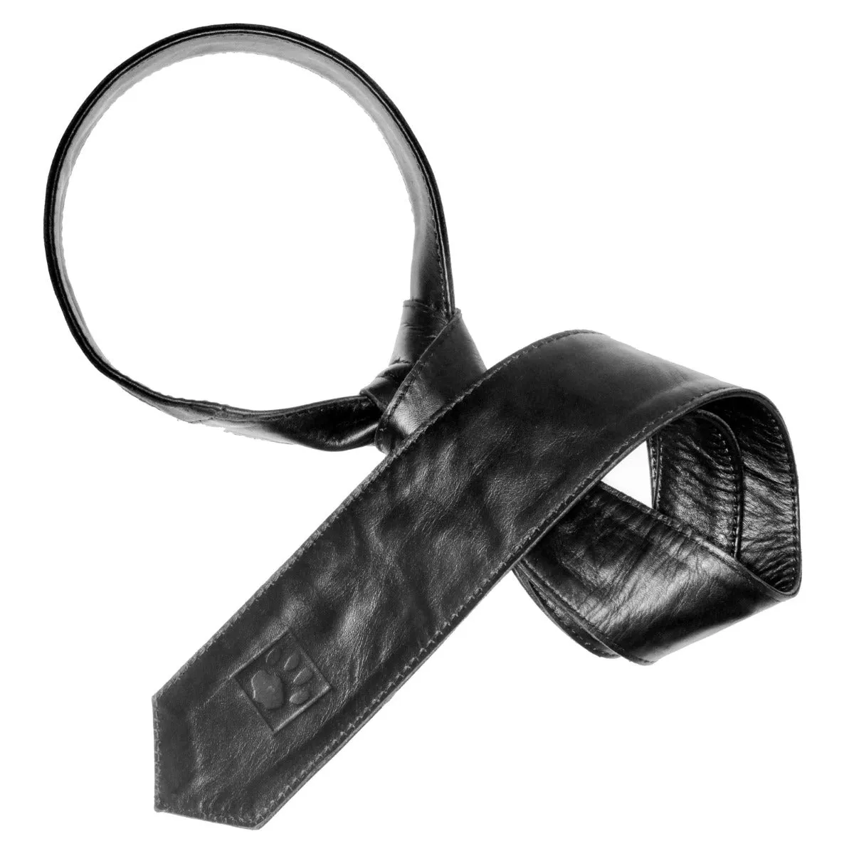 Prowler RED Leather Tie Black