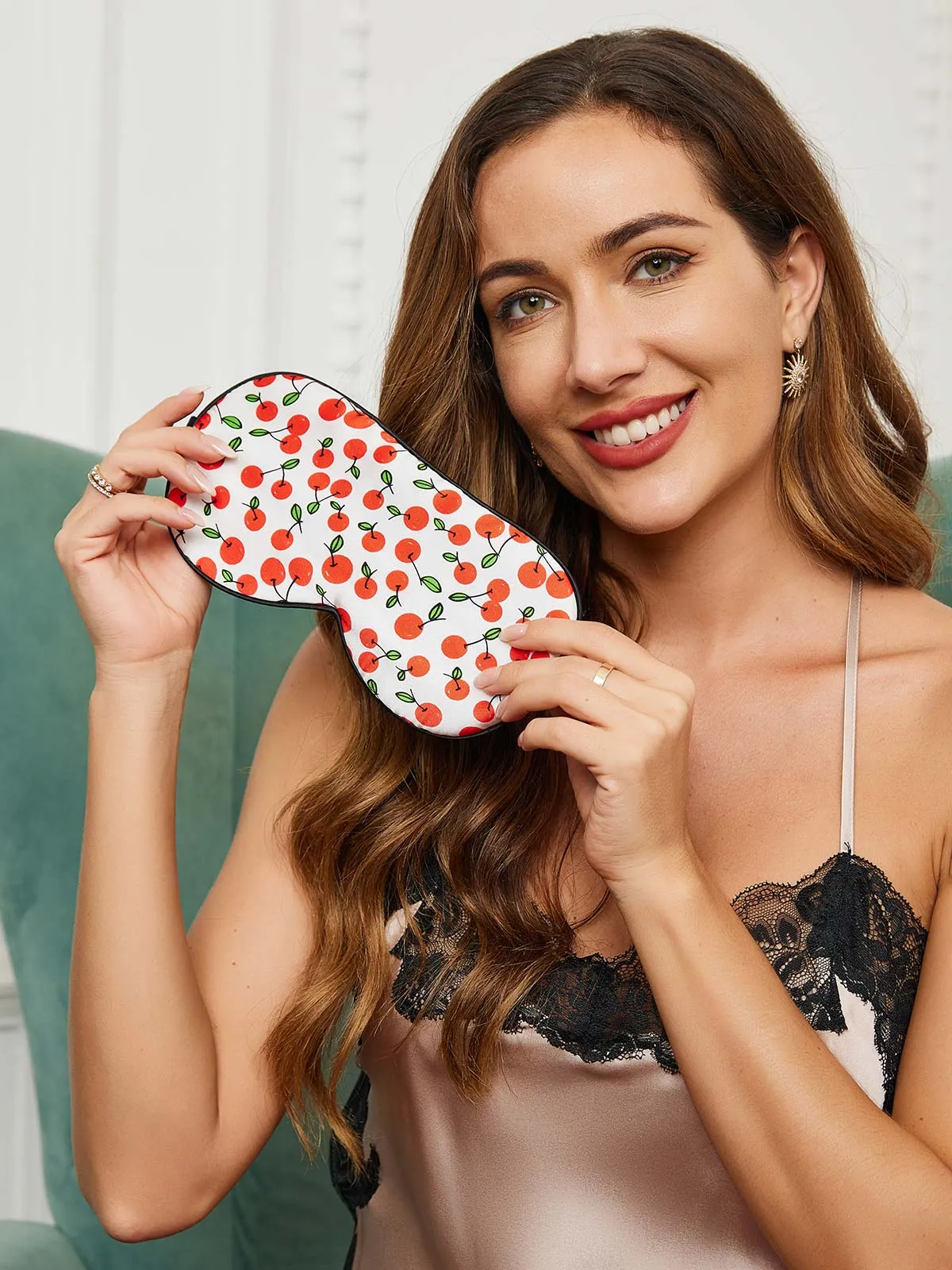 Pure Silk Printed Sleep Eye Mask