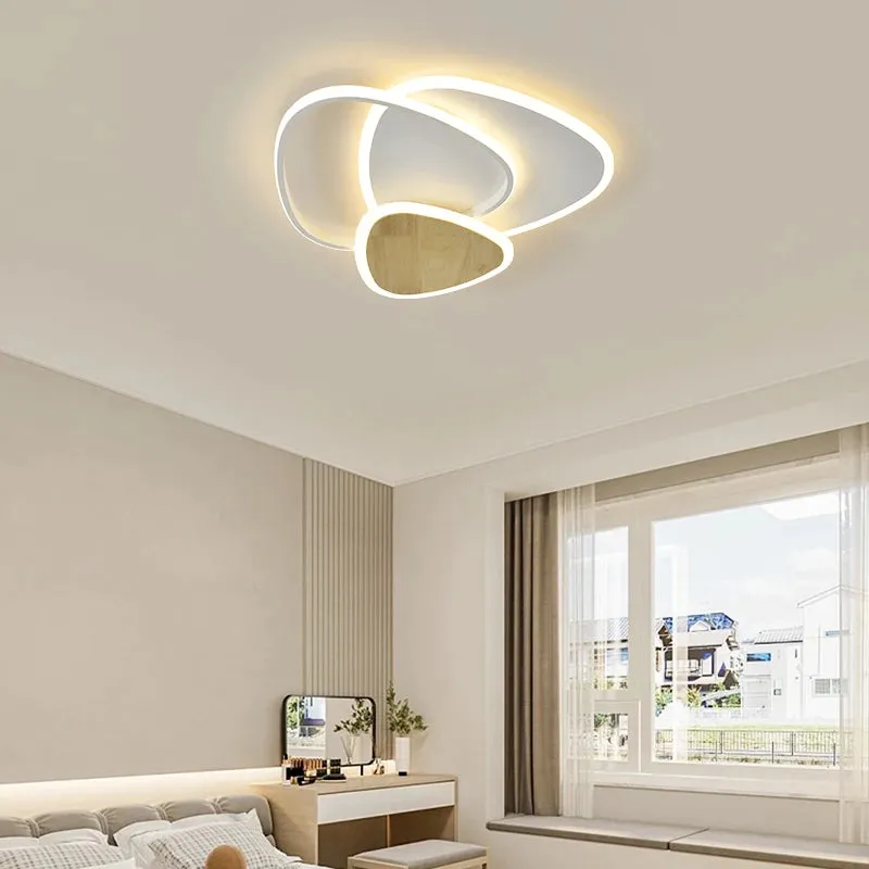 QIYI Fluifust Modern LED Ceiling Home Decor Luster Fixture Dimmable