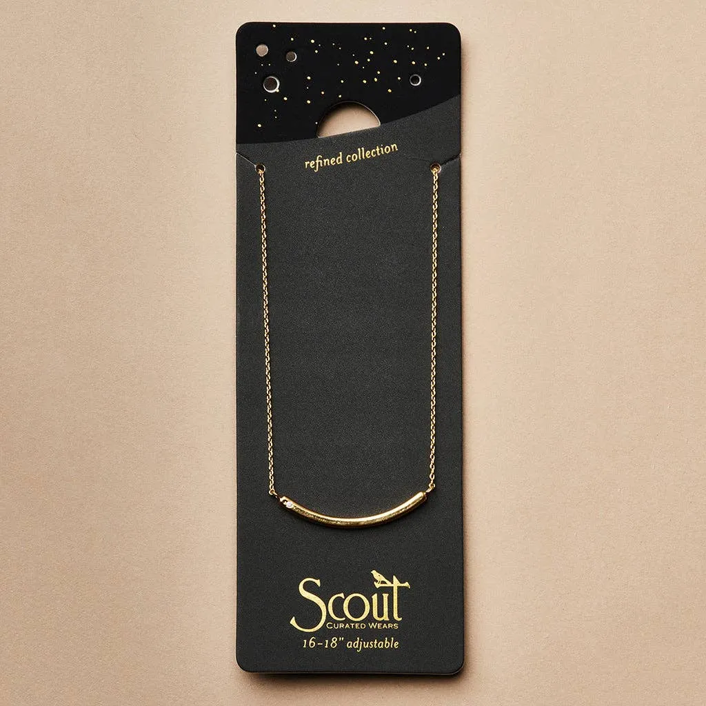Refined Necklace Collection - Comet / Gold
