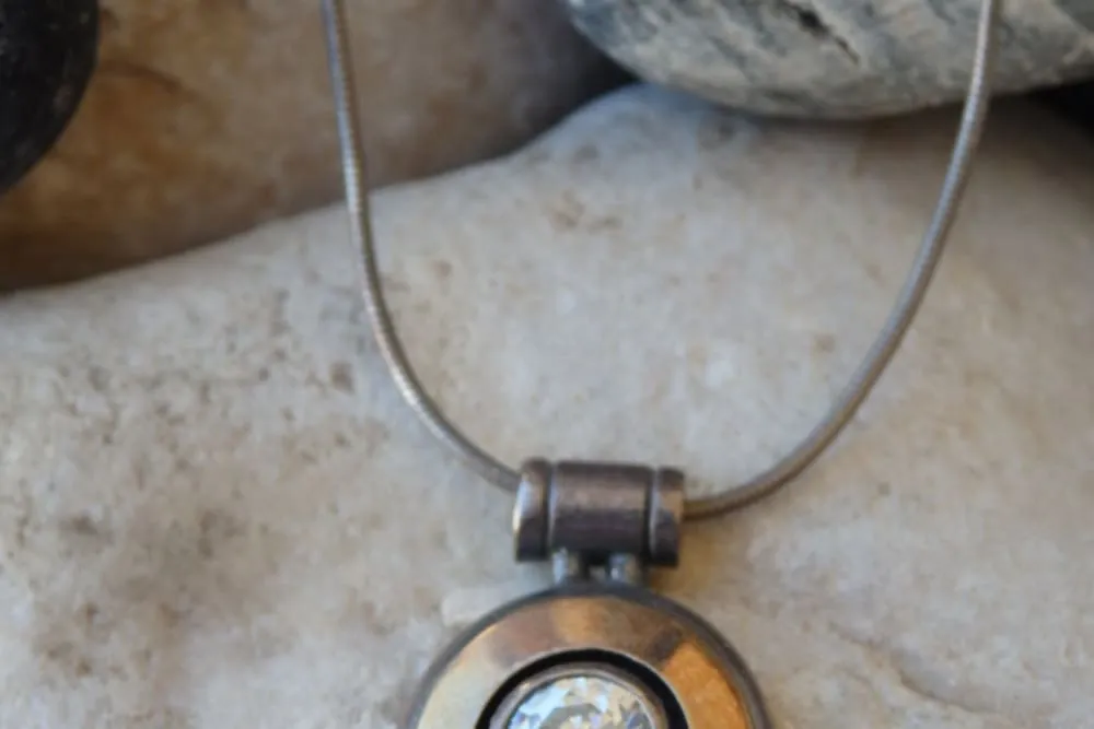 Silver Gold Necklace