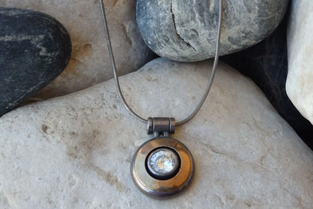 Silver Gold Necklace