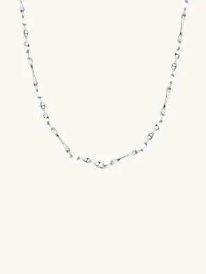 SPARKLE Twist Chain Sterling Silver Necklace